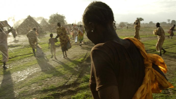 Heavy Rains Hit Food Distribution Point in Sudan