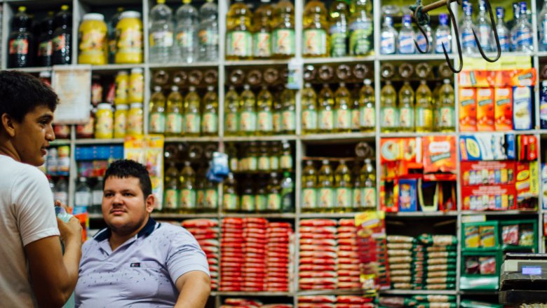 Men in General Store, Mompos Colombia